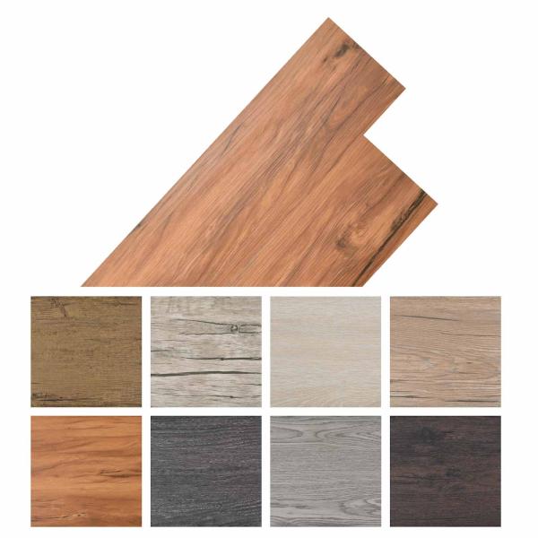 Bodenplanken Natur 2,51 m² 18 stk. PVC