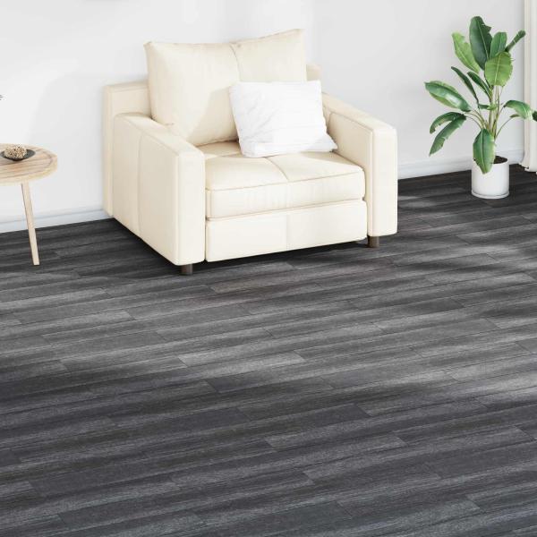 ARDEBO.de - Bodenplanken Schwarz und Weiß 2,51 m² 18 stk. PVC