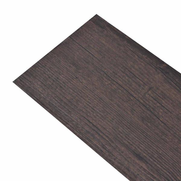 ARDEBO.de - Bodenplanken Dunkelbraun 2,51 m² 18 Stk. PVC