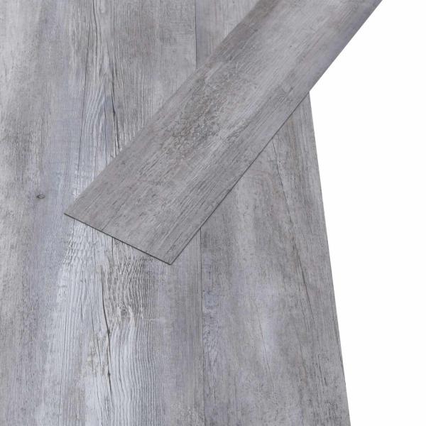 Bodenplanken Mattes Holzgrau 2,51 m² 18 stk. PVC