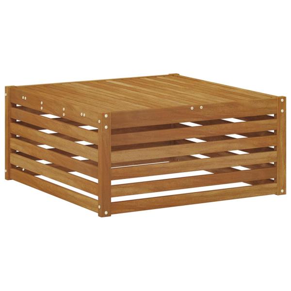 Tisch für Outdoor Massivholz Akazie Natur 79 x 79 x 37 cm