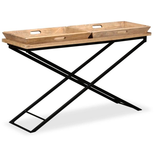 Konsolentisch Mangoholz Massiv 130 x 40 x 80 cm