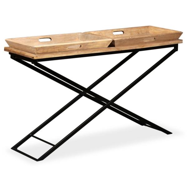 Konsolentisch Mangoholz Massiv 130 x 40 x 80 cm