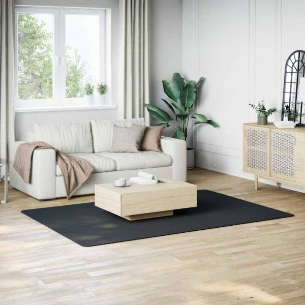 ARDEBO.de - Teppich Waschbar Flauschig Kurzflor 160x230 Rutschfest Schwarz