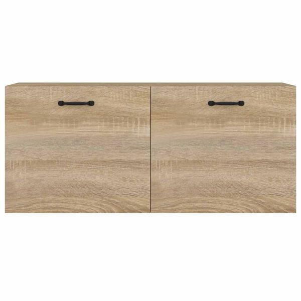 Wandschrank Sonoma-Eiche 80x36,5x35 cm Holzwerkstoff
