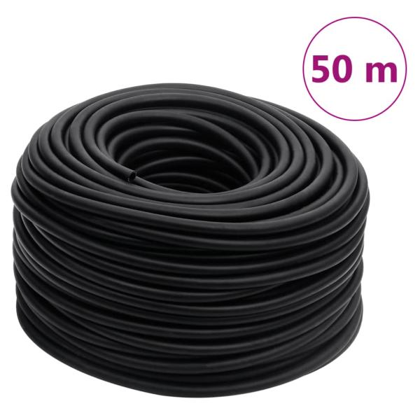 ARDEBO.de - Hybrid-Luftschlauch Schwarz 0,6" 50 m Gummi und PVC