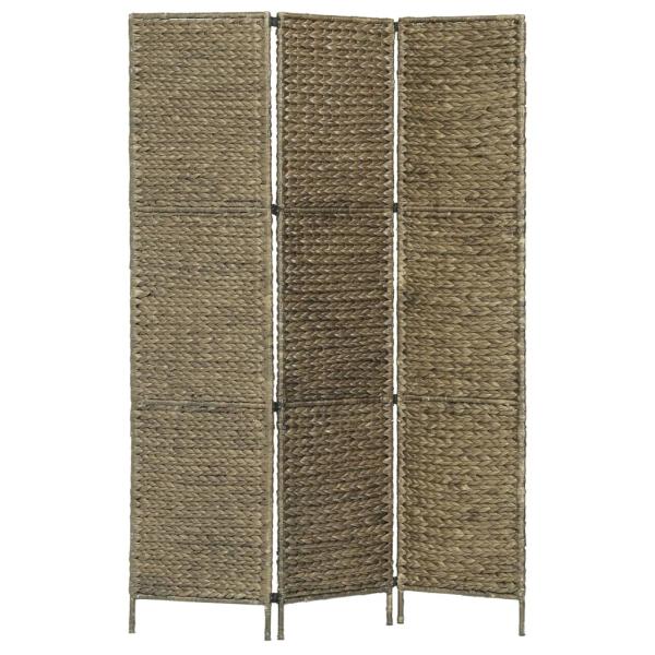 ARDEBO.de - 3-teiliger Paravent Braun 116×160 cm Wasserhyazinthe
