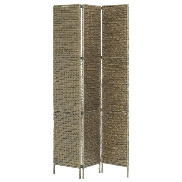 3-teiliger Paravent Braun 116×160 cm Wasserhyazinthe