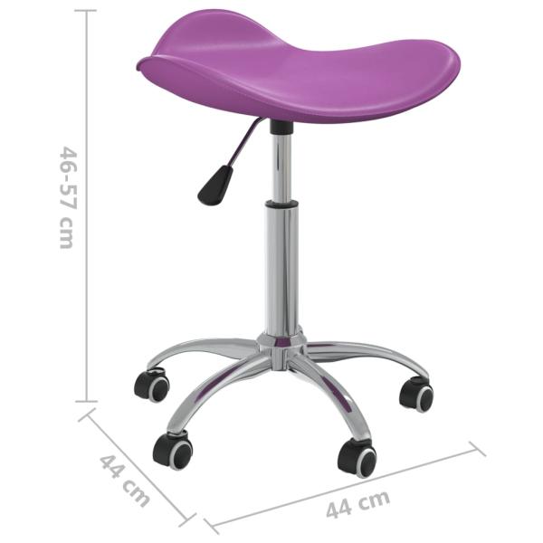 Bürostuhl Lila Kunstleder