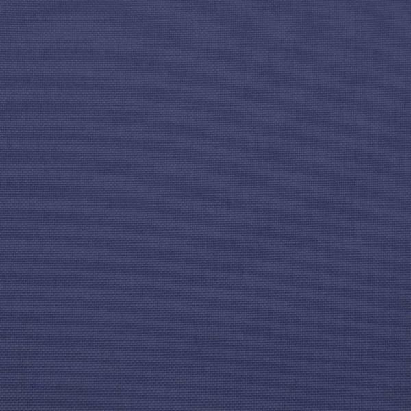 Kissen Rund Marineblau Ø 100x11 cm Oxford-Gewebe