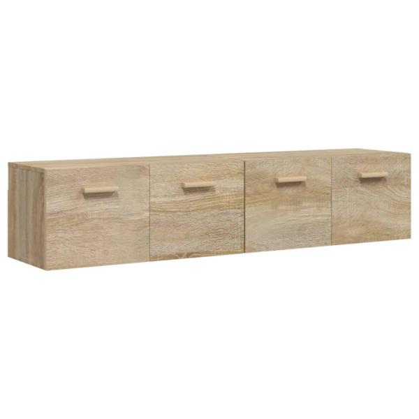 Wandschränke 2 Stk. Sonoma-Eiche 80x35x36,5 cm Holzwerkstoff