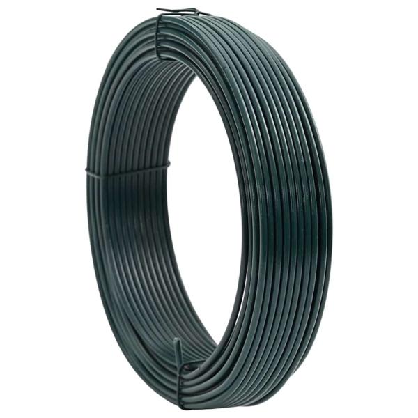 Zaunbindedraht Grün 25 m PVC