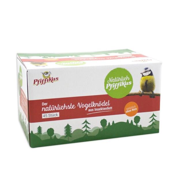 ARDEBO.de Natürlich Pfiffikus Insektenfettknödel 45er Karton