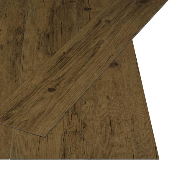 ARDEBO.de - Selbstklebende Bodenbelagsdiele Naturbraun 4,46 m² 32 stk. PVC