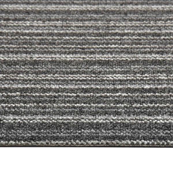 ARDEBO.de - Teppich 20 stk. Gestreiftes Anthrazit 50 x 50 cm