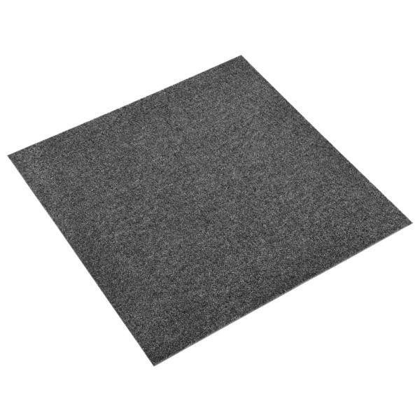 ARDEBO.de - Teppich 20 stk. Anthrazit 50 x 50 cm 100% Polypropylen
