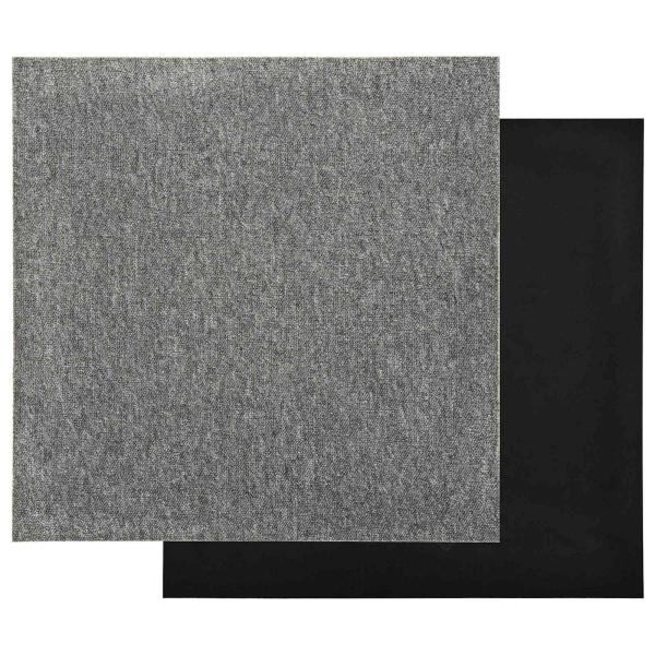 Teppich 20 Stk. Grau 50 x 50 cm 100% Polypropylen