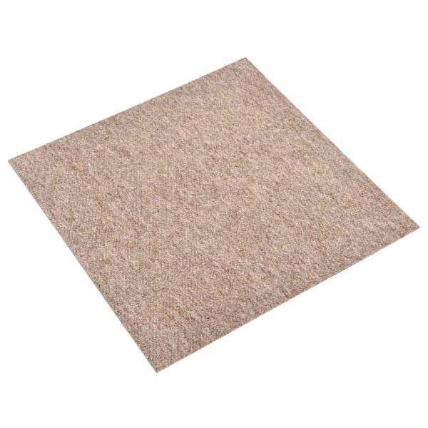 ARDEBO.de - Teppich 20 stk. Beige 50 x 50 cm 100% Polypropylen