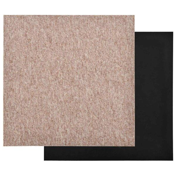 Teppich 20 stk. Beige 50 x 50 cm 100% Polypropylen