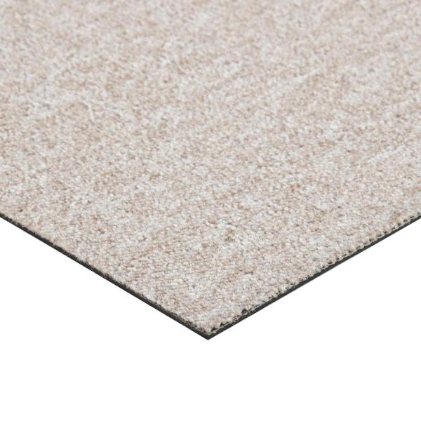 Teppich 20 stk. Hellbeige 50 x 50 cm 100% Polypropylen