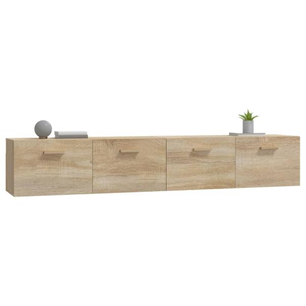 Wandschränke 2 Stk. Sonoma-Eiche 100x36,5x35 cm Holzwerkstoff
