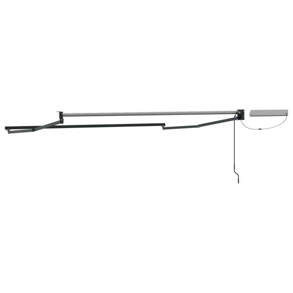 Elektrisches Markisenrahmen Anthrazit 2,5 x 2 m Aluminium