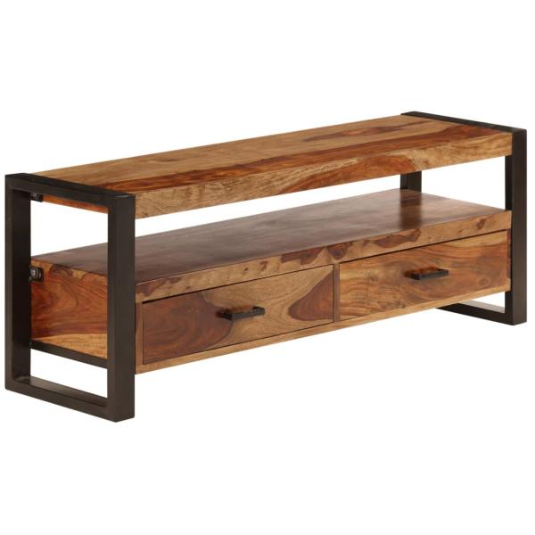 TV-Schrank 120x35x45 cm Massivholz Akazie