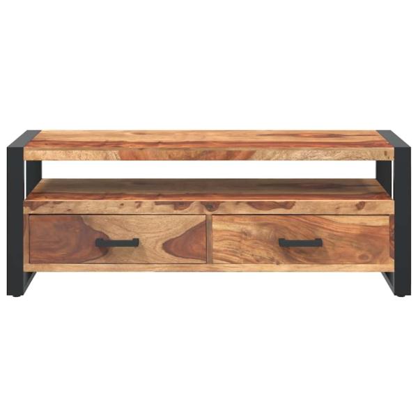 TV-Schrank 120x35x45 cm Massivholz Akazie