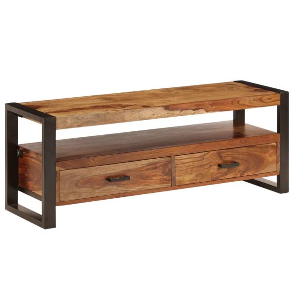 TV-Schrank 120x35x45 cm Massivholz Akazie