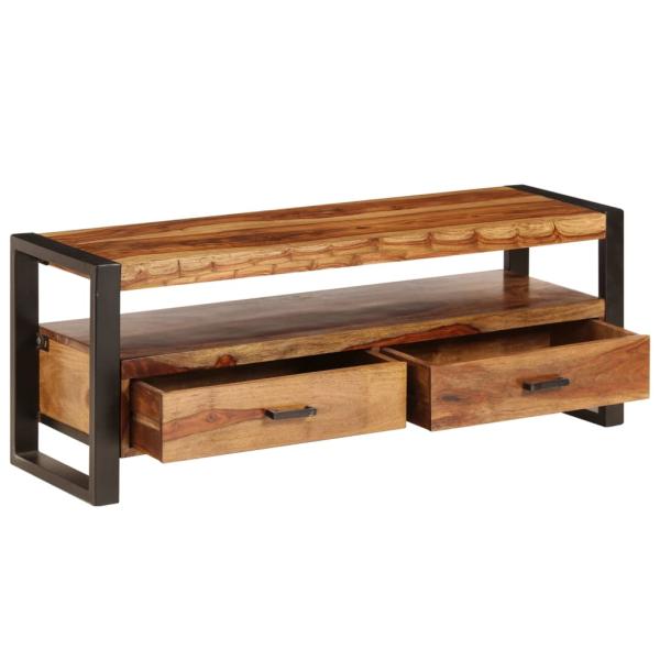 TV-Schrank 120x35x45 cm Massivholz Akazie