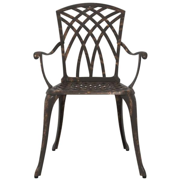Garten Essgruppe 5 pcs Bronze Aluminium