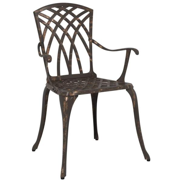 Garten Essgruppe 7 pcs Bronze Aluminium