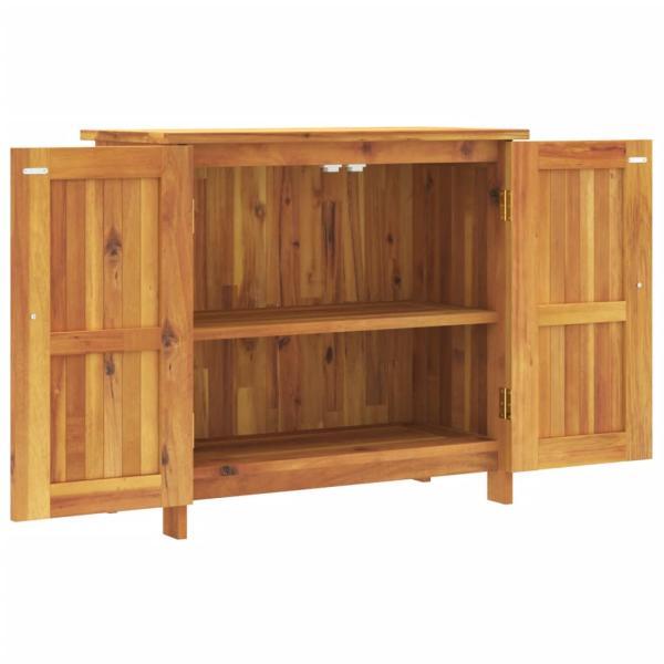 Gartenschrank 75x35x70 cm Massivholz Akazie