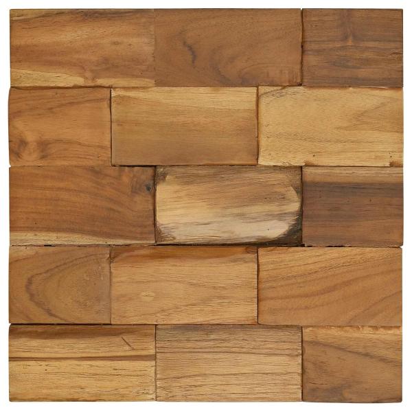 Aufbewahrungshocker Braun 40 x 40 x 45 cm Massives Teakholz
