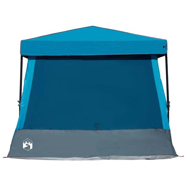 Camping-Zelt-Set mit Dach 2 pcs Blau Taffeta und Stoff