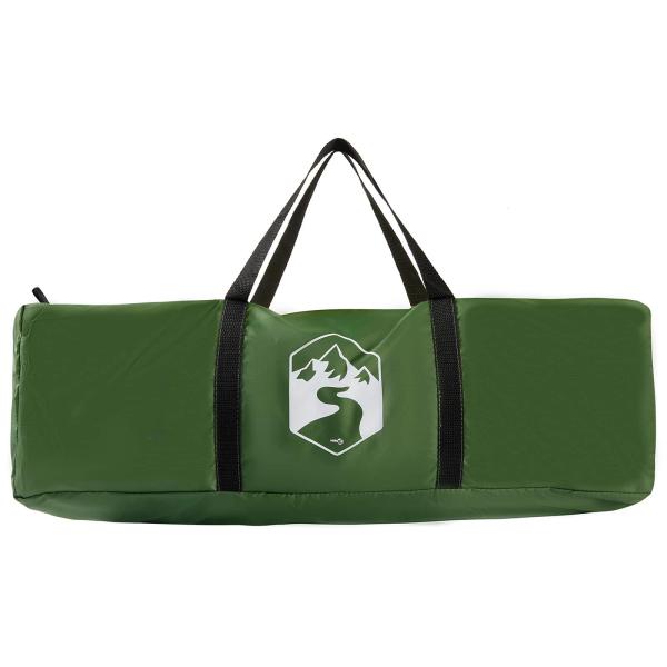 Camping-Zelt-Set mit Dach 2 pcs Grün Taffeta und Stoff