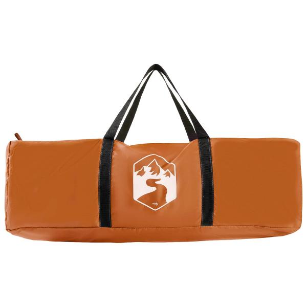 Camping-Zelt-Set 2 pcs Grau und Orange Taffeta und Stoff