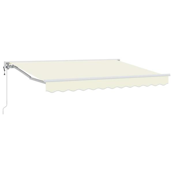 Elektrische ausziehbare Markise Creme 3,5 x 2,5 m