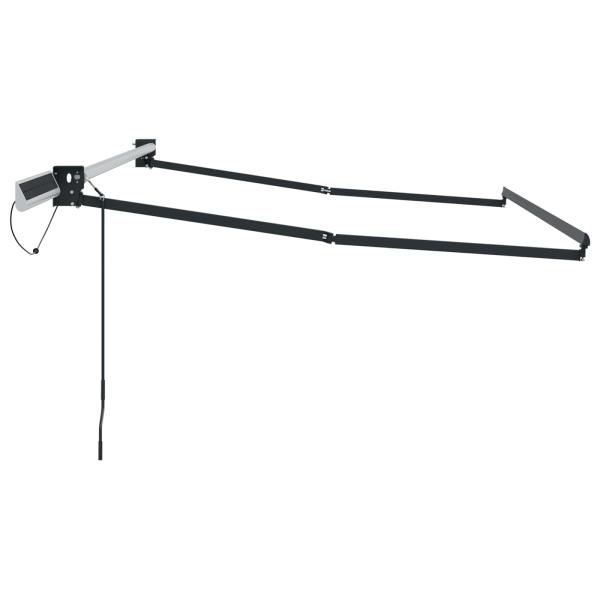 Elektrisches Markisenrahmen Anthrazit 3,5 x 2,5 m Aluminium