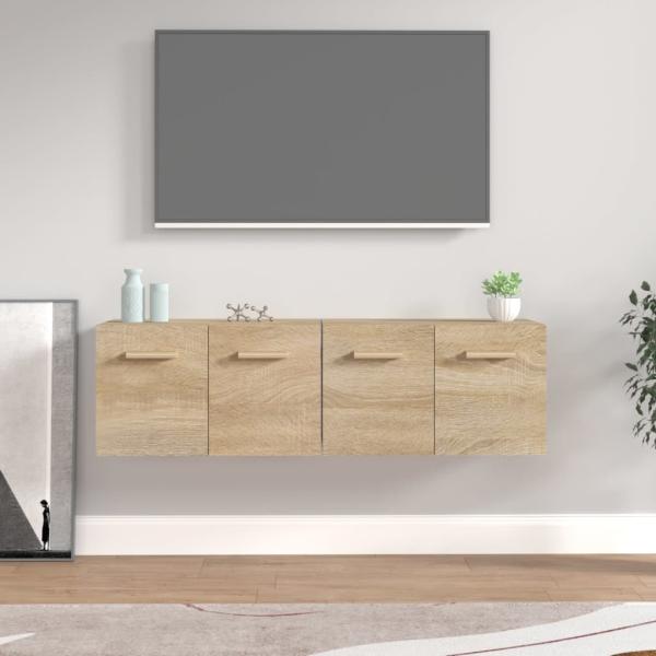 ARDEBO.de - Wandschränke 2 Stk. Sonoma-Eiche 60x36,5x35 cm Holzwerkstoff