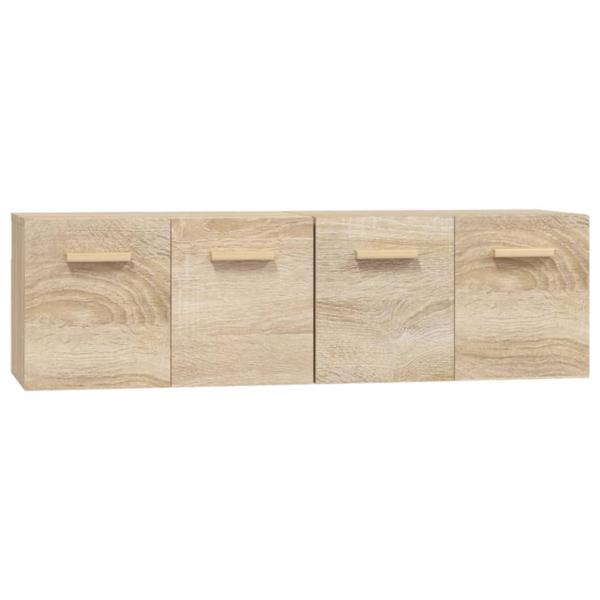 Wandschränke 2 Stk. Sonoma-Eiche 60x36,5x35 cm Holzwerkstoff