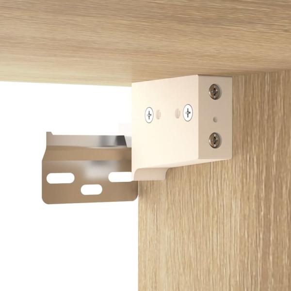 Wandschränke 2 Stk. Sonoma-Eiche 60x36,5x35 cm Holzwerkstoff
