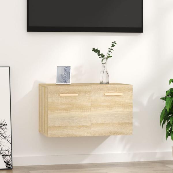 ARDEBO.de - Wandschrank Sonoma-Eiche 60x36,5x35 cm Holzwerkstoff