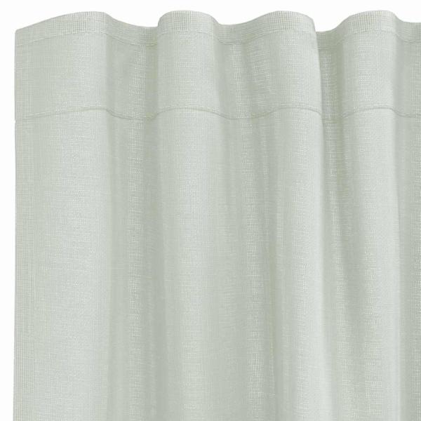 Voile Vorhänge mit Stangentaschen 2 Stk. Hellgrau