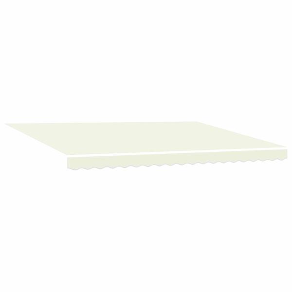 Manueller Markisenrahmen mit LEDs Creme und Anthrazit 5 x 3 m