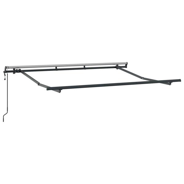 Ausziehbare Markise Bordeauxrot 250 x 200 cm Stoff