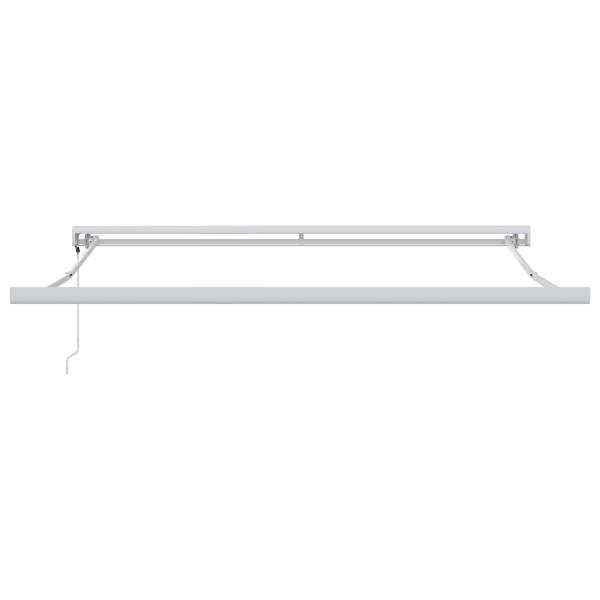 Ausziehbare Markise Beige 300 x 250 x 165 cm Stoff und Metall