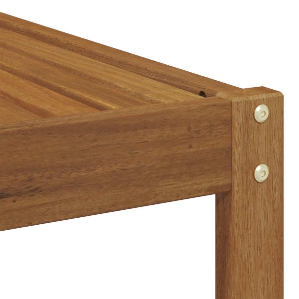 Outdoor-Sofagarnitur mit Kissen Natur und Creme