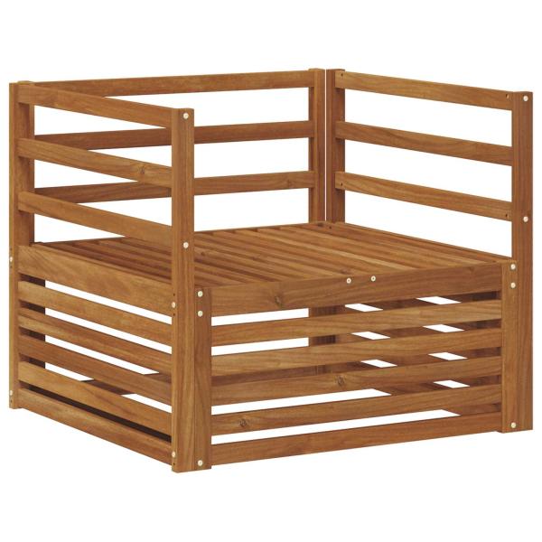 2 stk. Outdoor-Sofa Natur