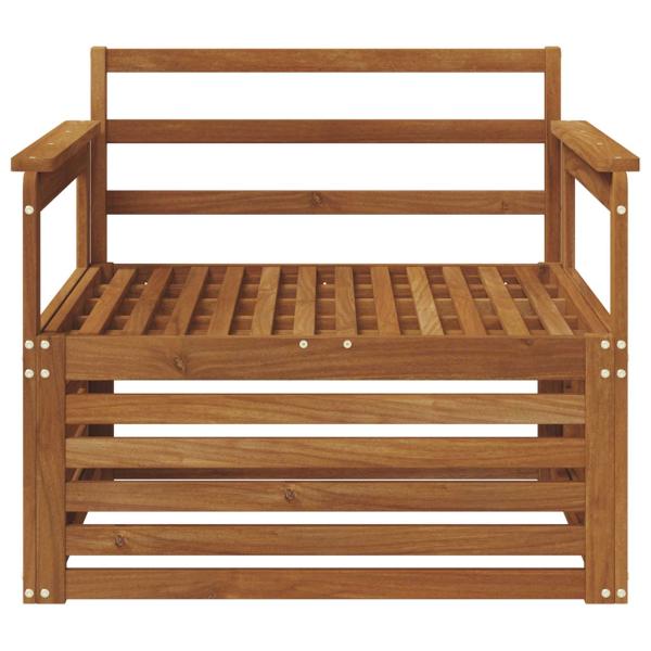 2 stk. Outdoor-Sofa Natur